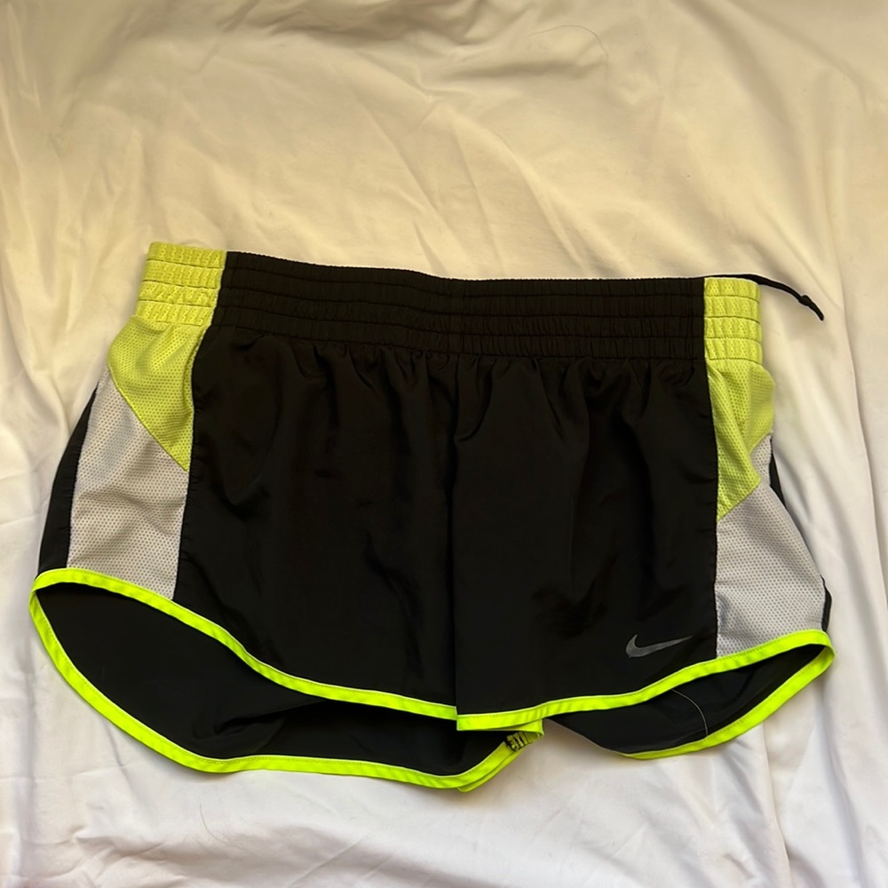 Nike shorts! Neon green and black